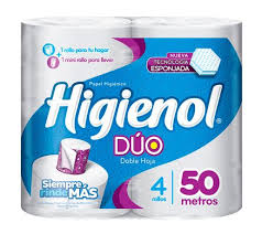 Higienol duo doble 50 mts x 4