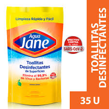 Jane toallitas d/p 35 unid.