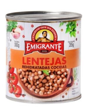 Lentejas cocidas emigrante lt